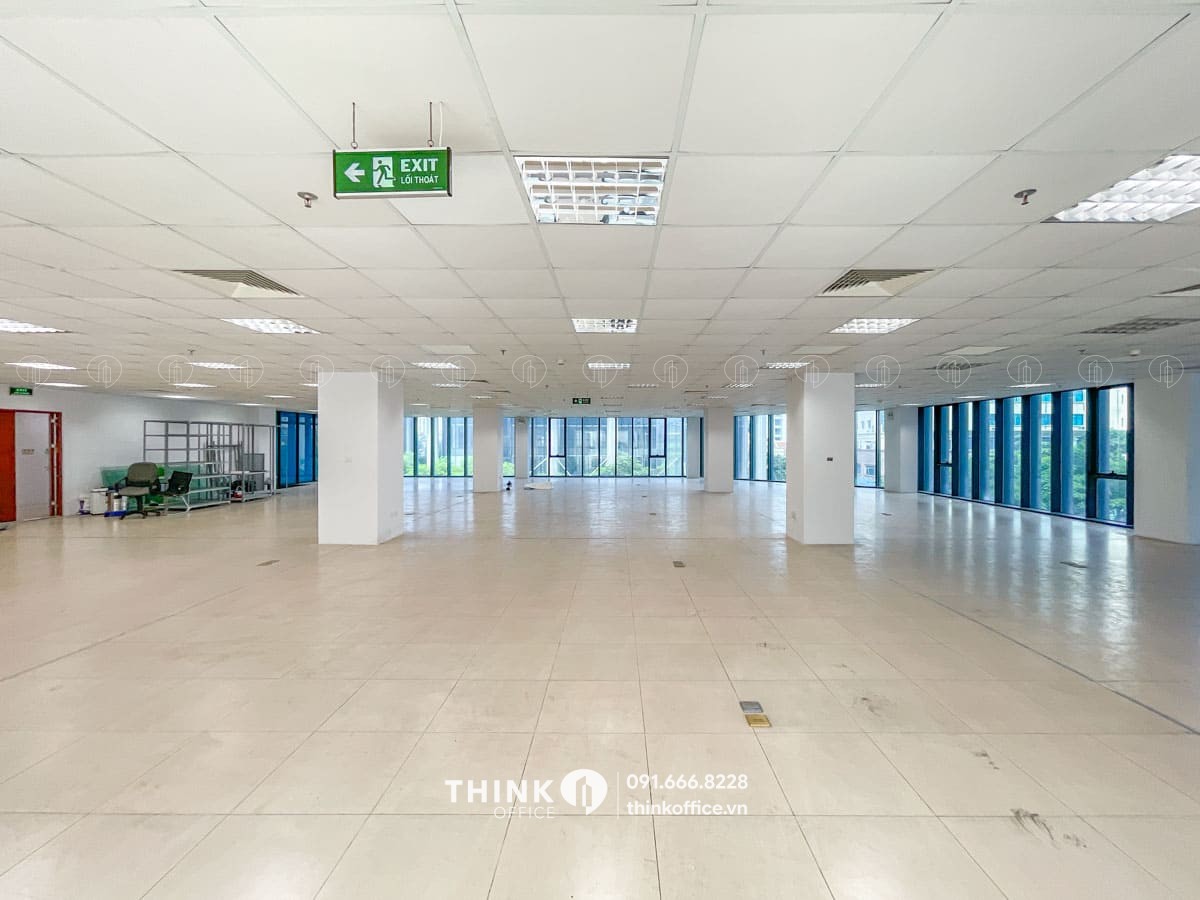 Văn phòng điển hình toà nhà SISC Tower Láng Hạ