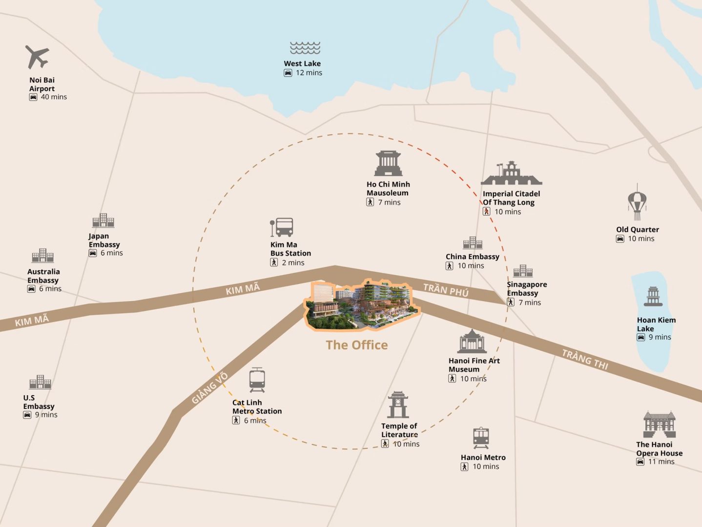 Cho thuê văn phòng 175 Nguyễn Thái Học