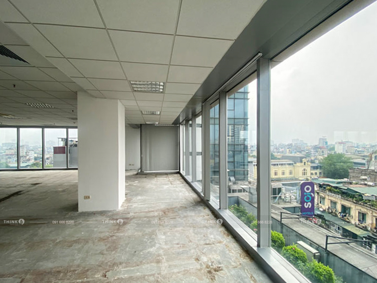 View văn phòng điển hình toà nhà Capital Tower