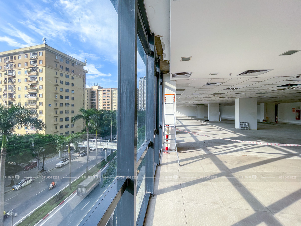 View văn phòng điển hình toà nhà Cland Lê Đức Thọ