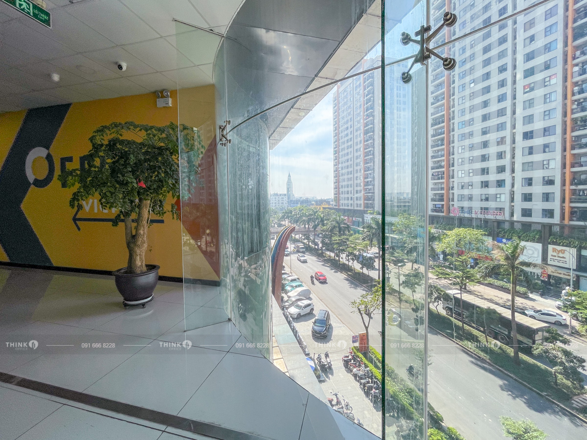 View văn phòng điển hình toà nhà Victoria Văn Phú
