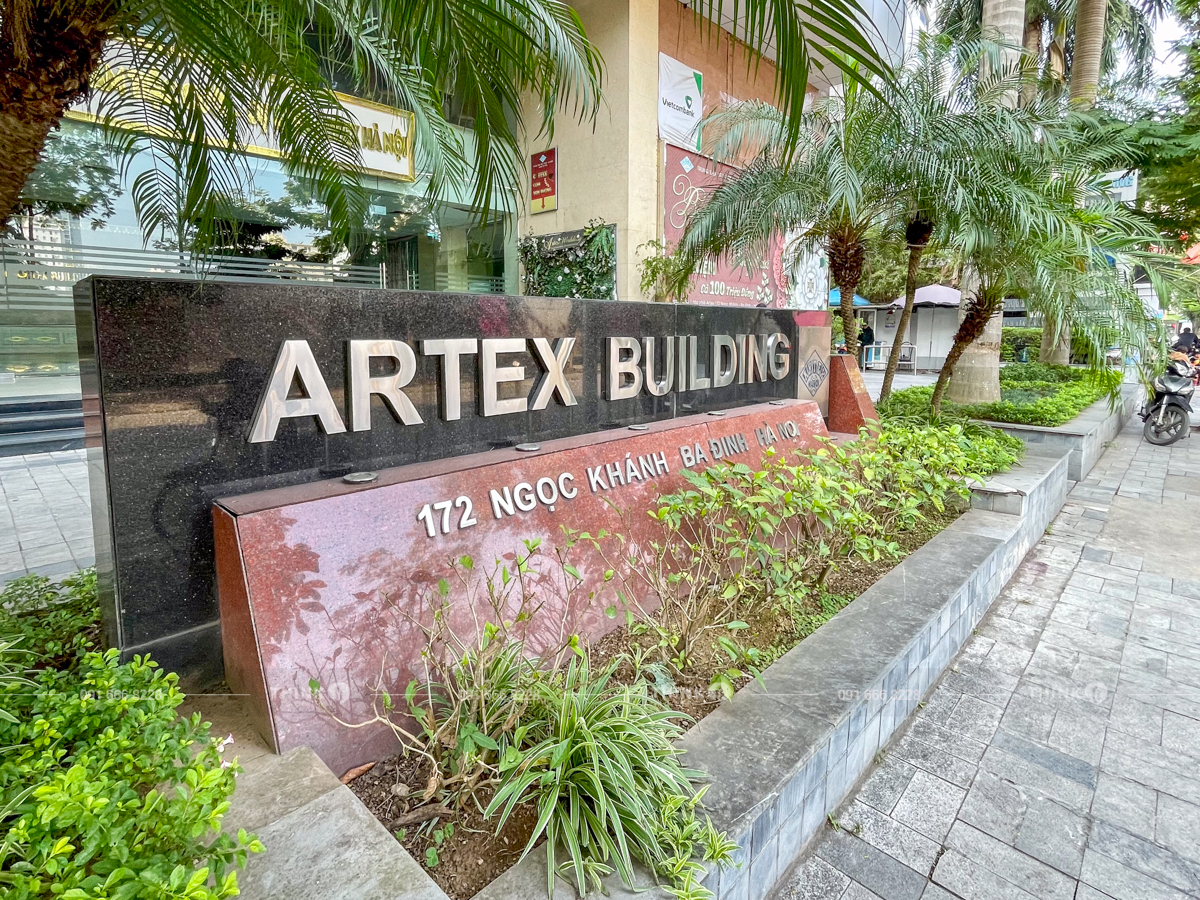 Biển tên toà nhà Artex Building