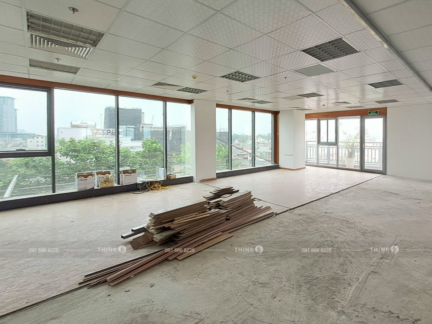 Diện tích văn phòng toà nhà DC Building 1