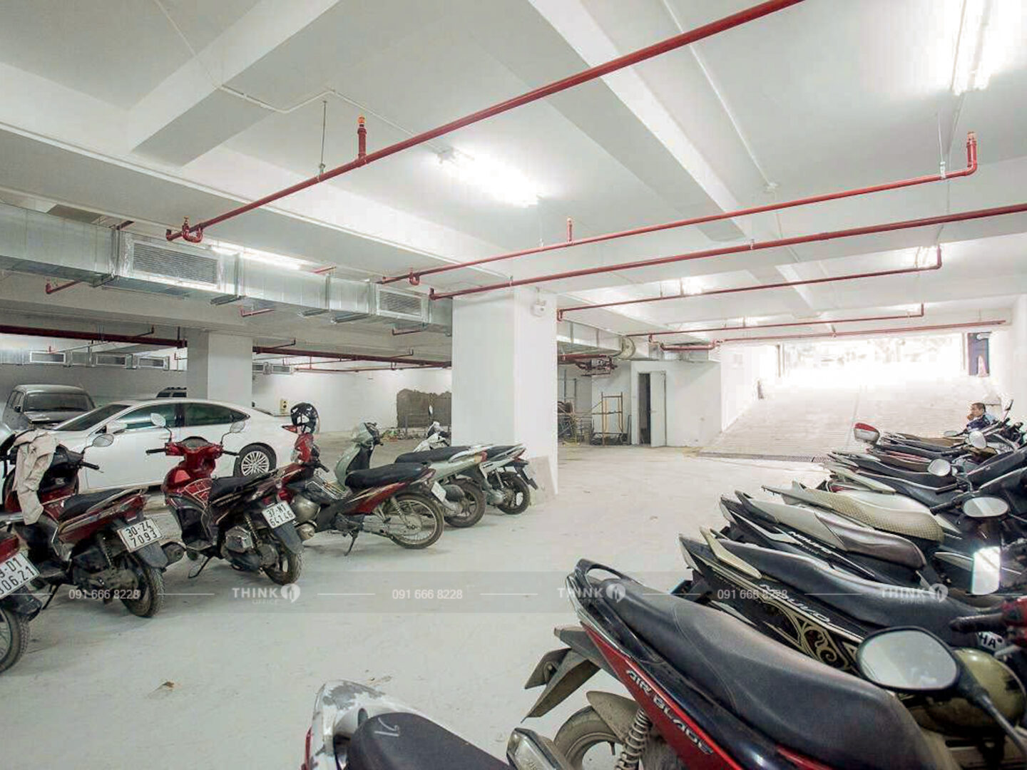 Hầm để xe toà nhà 5 Điện Biên Phủ