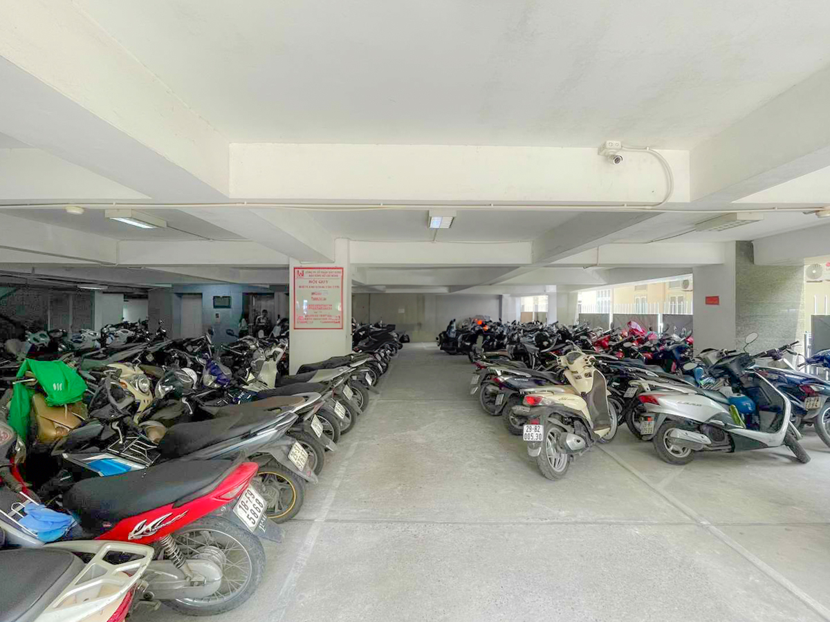 Hầm để xe toà nhà HCMCC Đội Cấn