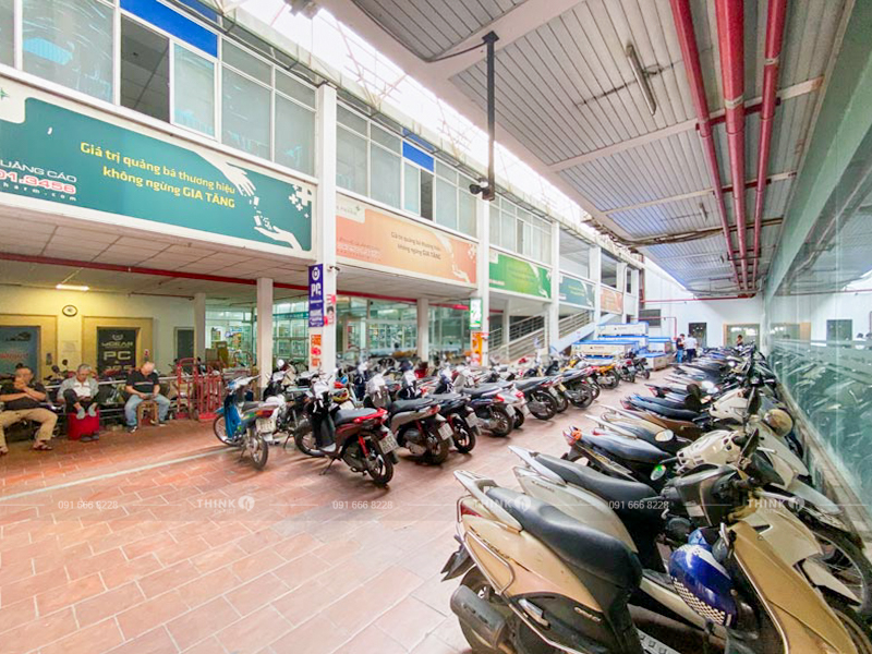 Khu vực để xe toà nhà VK Building