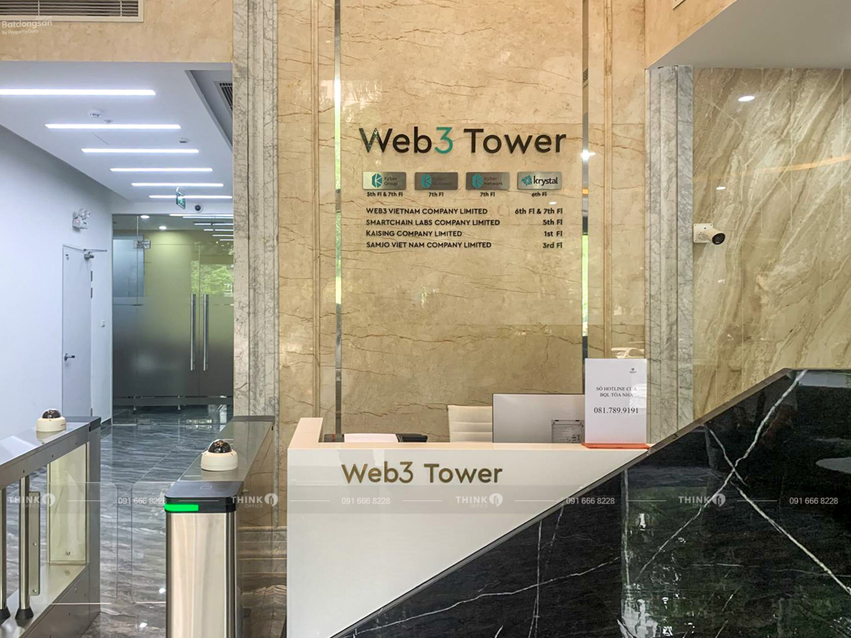 Lễ tân toà nhà Web3 Tower