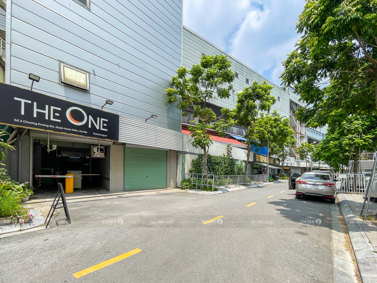 Lối vào khu vực để xe toà nhà The One