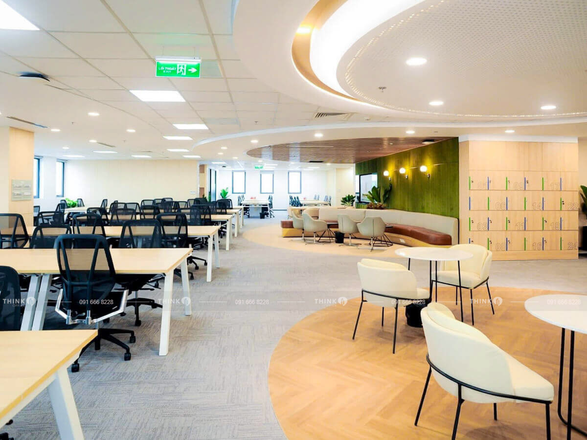 Mặt bằng văn phòng cho thuê điển hình toà nhà Tecos Building