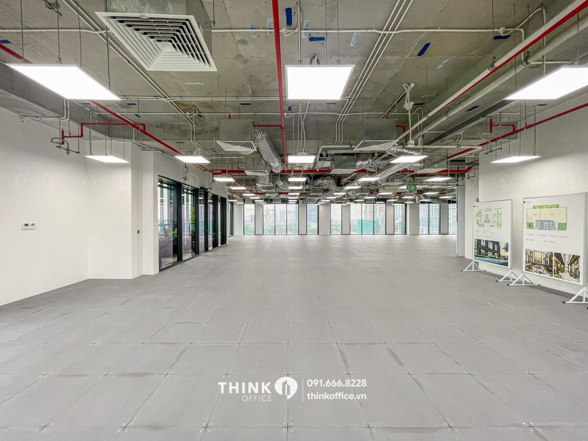 Mặt bằng văn phòng điển hình toà nhà Oriental Square KĐT Tây Hồ Tây