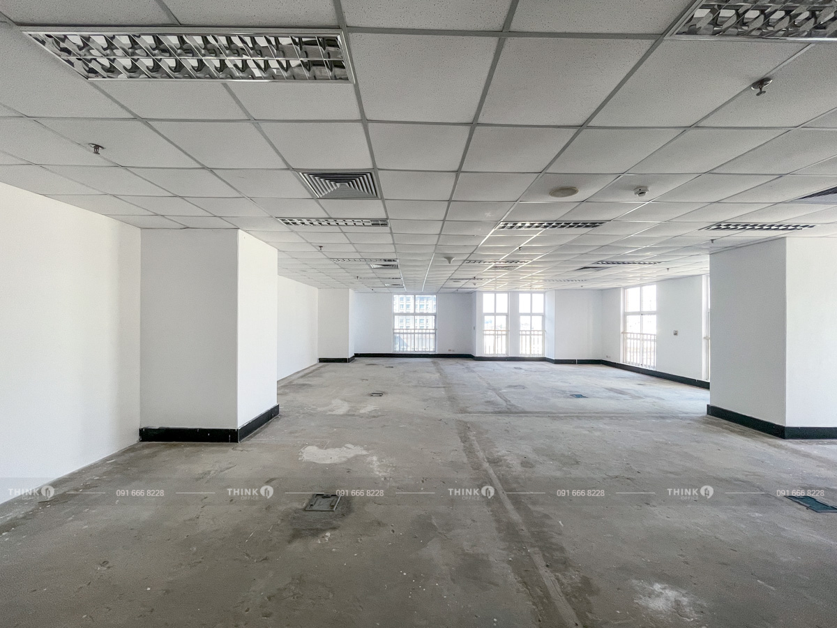 Mặt bằng văn phòng cho thuê điển hình toà nhà Sông Đà