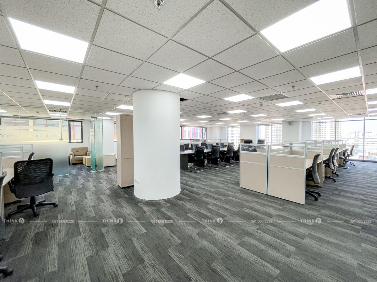 Mặt bằng văn phòng cho thuê điển hình toà nhà TH Office Tower