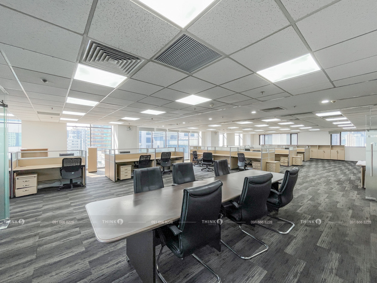 Mặt bằng văn phòng điển hình cho thuê toà nhà TH Office Tower Duy Tân