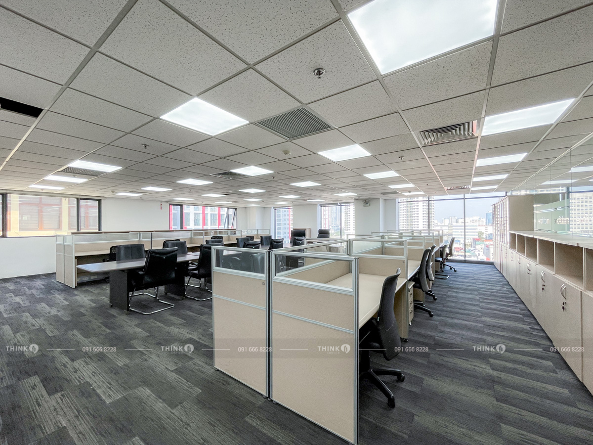 Mặt bằng văn phòng điển hình cho thuê toà nhà TH Office Tower