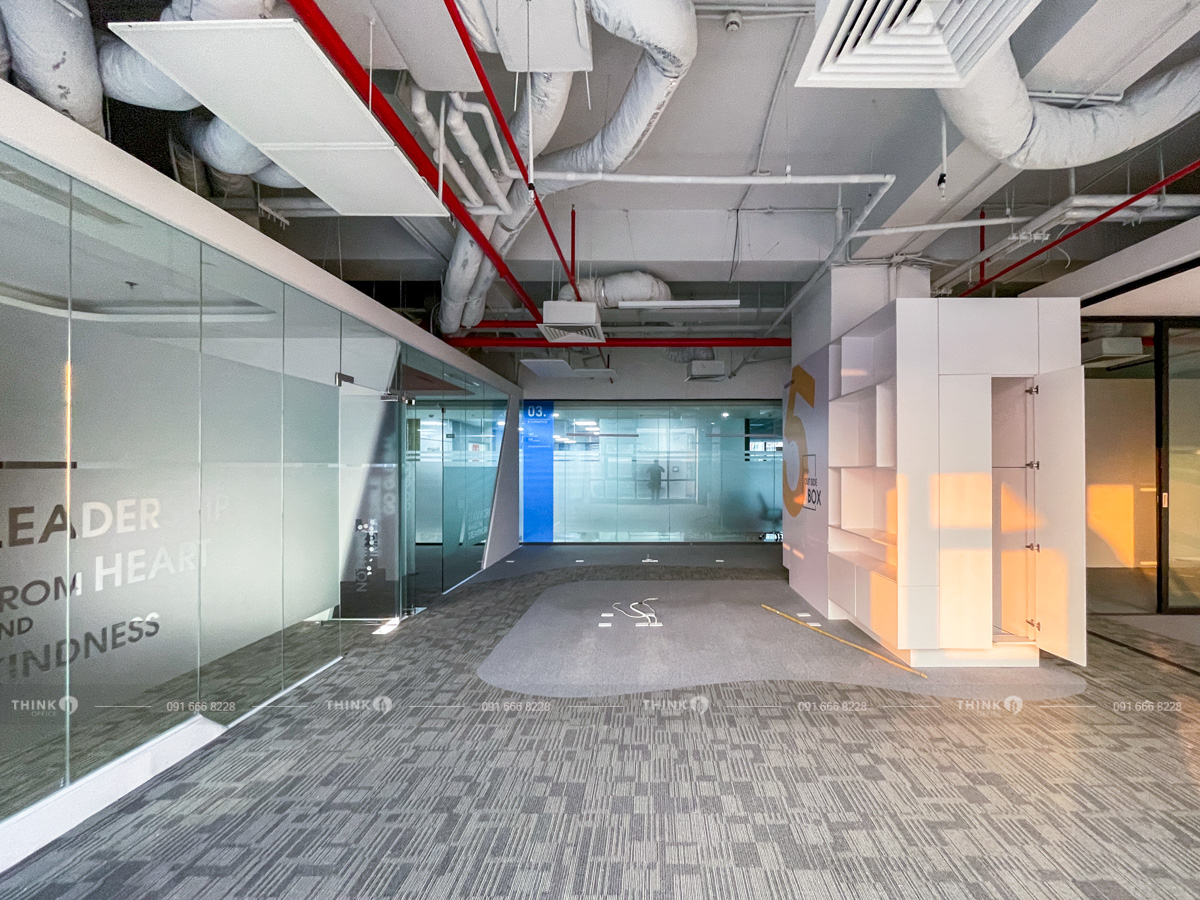 Mặt bằng văn phòng cho thuê điển hình toà nhà Sevin Office