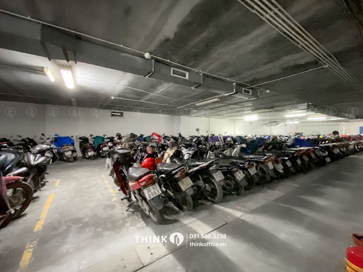 Hầm để xe toà nhà Hồng Hà Nutrition Tower