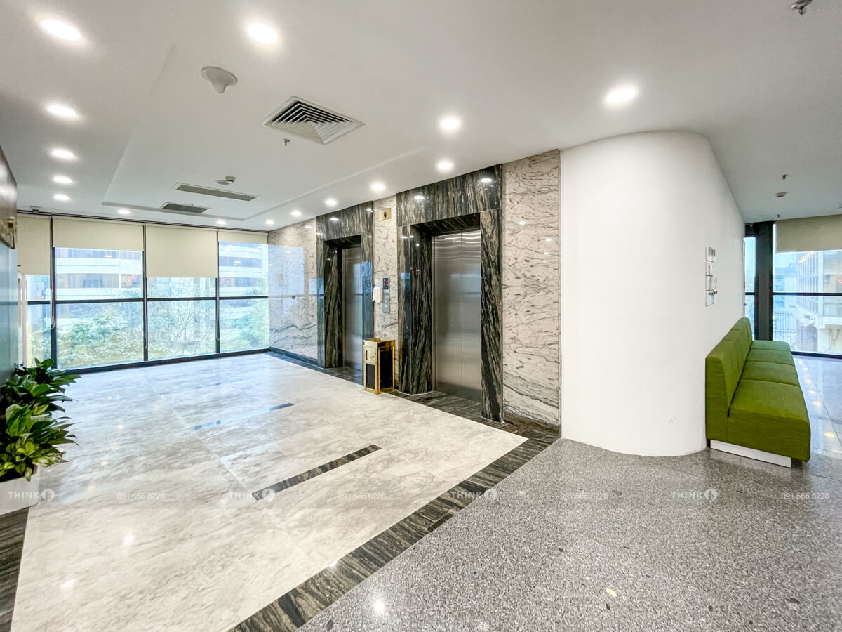 Sảnh thang máy thương mại toà nhà Friend Tower