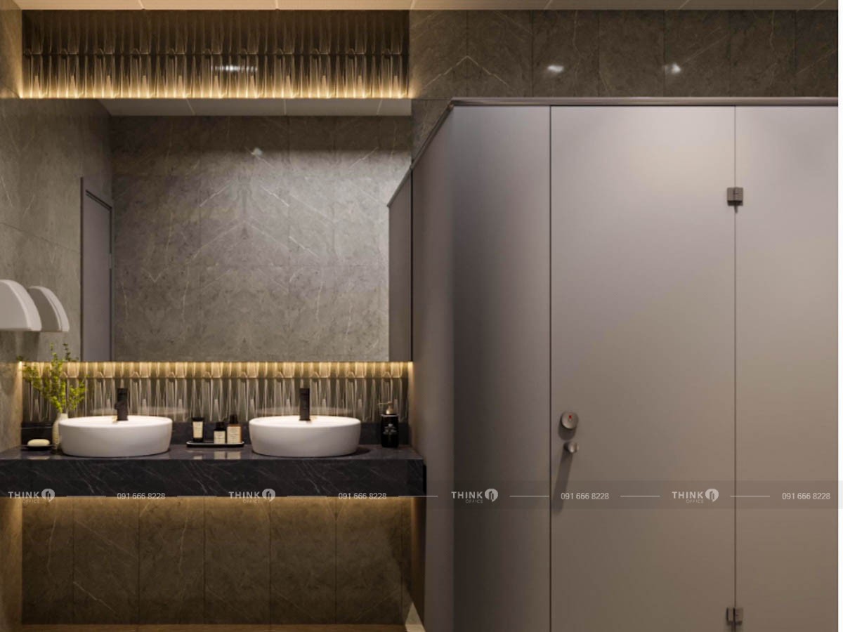 Nhà vệ sinh toà nhà W Center Đình Thôn