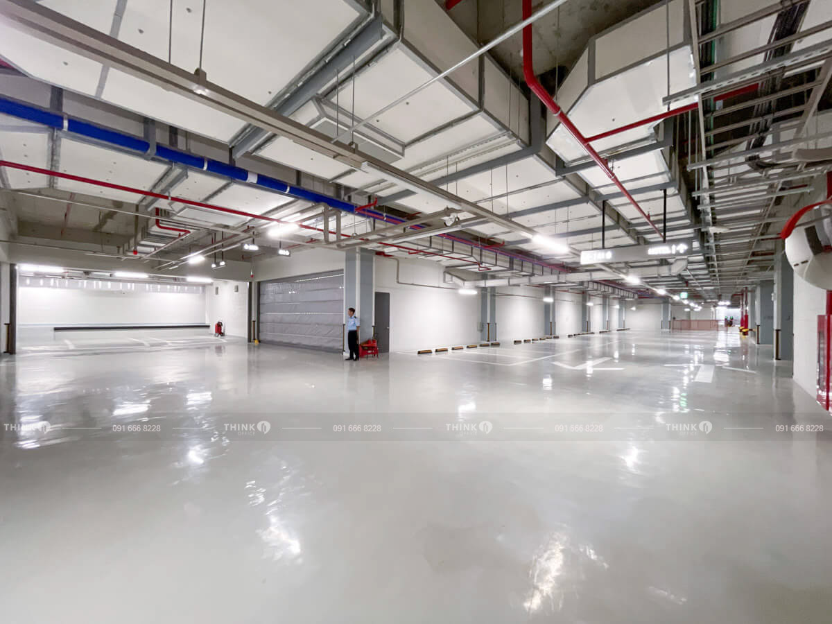 Khu vực hầm để xe toà nhà IFC Hanoi