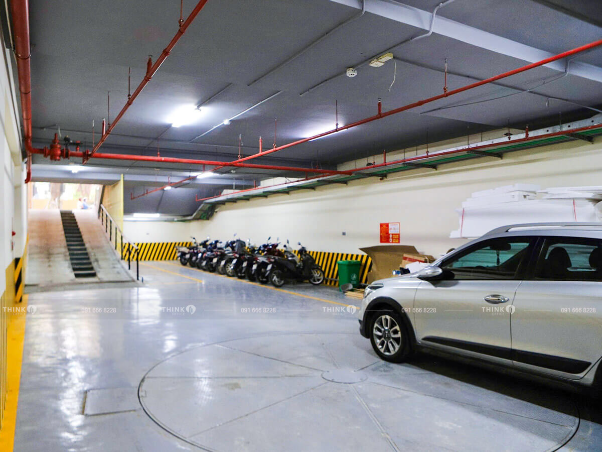 Khu vực hầm để xe toà nhà Miasan Tower-2